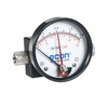 Differential pressure gauge fig 755 stainless steel including stay-set indicator +L/-R 0-1,6bar 1/4" BSPP